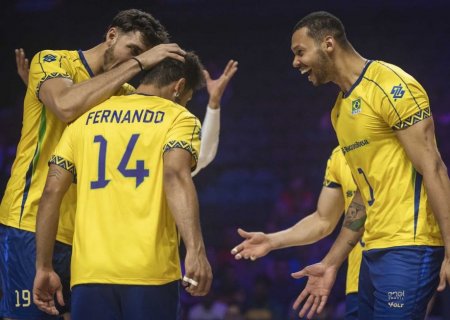 Brasil x China na Liga das Nações Masculina de vôlei: onde assistir e horário