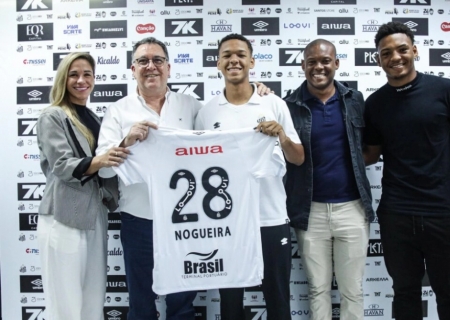 Joia da base do Santos assina primeiro contrato profissional com multa de R$ 626 milhões